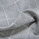 Шерсть костюмная в клетку, цвет серый/белый 1092326. Ткани. Итальянские ткани. Ярмарка Мастеров.  Фото №5
