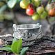 The mountains and the forest, a silver ring with black, Rings, Tver,  Фото №1