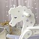Деревянная лошадка качалка на заказ. Игрушки-каталки. Woodfishka. Ярмарка Мастеров.  Фото №5