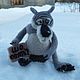 Игрушка интерьерная Волк из мультфильма " Жил был пес.". Мягкие игрушки. Светлана Антропова (maminyruki). Ярмарка Мастеров.  Фото №4