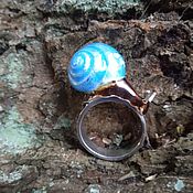 серебряное кольцо "Мак"