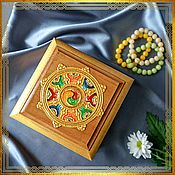 Для дома и интерьера handmade. Livemaster - original item The Box Is The Wheel Of Dharma (Dharmacakra). Handmade.