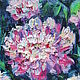 Order Oil painting ' Peonies '. Picture&miniature lacquer painting. Livemaster. . Pictures Фото №3