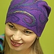 The hat felted.women's, Caps, Khabarovsk,  Фото №1