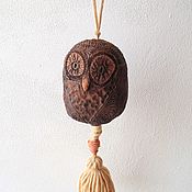 Русский стиль handmade. Livemaster - original item Bell Owl ceramic handmade. Handmade.