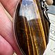 Заказать Кулон с тигровым глазом. gemstone. Ярмарка Мастеров. . Кулон Фото №3