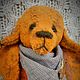 Hart... the dog Teddy 15 cm. Stuffed Toys. Bears by Antonina. Online shopping on My Livemaster.  Фото №2