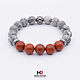 Bracelet made of natural stones ' Autumn in the mountains», Bead bracelet, Moscow,  Фото №1