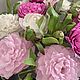 Букет пионов из холодного фарфора. Букеты. EXCLUSIVE BOUQUET. Ярмарка Мастеров.  Фото №4