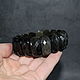 Obsidian Gold Natural Bracelet with a cut. Bead bracelet. naturalkavni. Online shopping on My Livemaster.  Фото №2