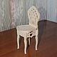 Doll high chair.171. Blanks for decoupage and painting. Anna. Doll furniture (komfortno). Online shopping on My Livemaster.  Фото №2