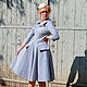 Dress in retro style stripe Italian cotton, Dresses, Moscow,  Фото №1