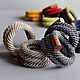 Pulseras de punto de lino. Bracelet set. TETstudio. Ecostyle.. Интернет-магазин Ярмарка Мастеров.  Фото №2
