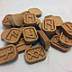 Order A set of Runes made of Beech. Amberwood (AmberWood). Livemaster. . Runes Фото №3
