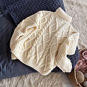 Одежда handmade. Livemaster - original item Jerseys: Women`s Oversize sweater in milk color Unisex. Handmade.