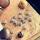 Серебряная шапочка для бусин Ажурная. Фурнитура для украшений. Сундучок мастера (Sunduchok). Интернет-магазин Ярмарка Мастеров.  Фото №2