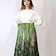 Skirt felted ' in spruce dreams', Skirts, Magnitogorsk,  Фото №1