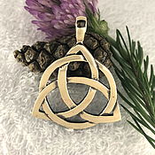 Фен-шуй и эзотерика handmade. Livemaster - original item Amulet Triqueter. Charms charms in bronze silver copper. Handmade.