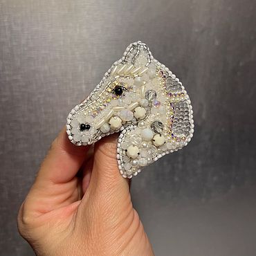 Украшения ручной работы. Ярмарка Мастеров - ручная работа Брошь лошадь. Handmade.