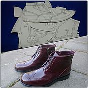 Материалы для творчества handmade. Livemaster - original item L5 patterns ( men`s DERBY shoes). Handmade.