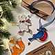 Ёлочные игрушки из эпоксидной смолы, Новогодние сувениры, Калуга,  Фото №1
