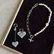 Колье с натуральным жемчугом ПЧЕЛА. Колье - цепь с подвеской. Колье. STATEMENTS JEWELRY Only_you_byElena. Ярмарка Мастеров.  Фото №6