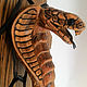 Serpiente cobra Real-paneles decorativos de madera. Panels. Art Branch Org (ArtBranchOrg). Интернет-магазин Ярмарка Мастеров.  Фото №2