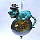 'El gato de Cheshire y el juguete del árbol de Navidad a través del espejo, Miniature figurines, Krasnodon,  Фото №1
