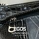 Сумка кожаная кроссбоди / черная. Сумка через плечо. EGOS изделия из натуральной кожи. Интернет-магазин Ярмарка Мастеров.  Фото №2