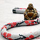 Necklace. beads handmade. Harness Japanese Tradition Of Sakura. Jewelry from Gold fish. Fair Masters.
