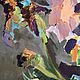 Картина маслом на холсте Пионы и ирисы. Картины. Григорьева Наталья (nvgri). Интернет-магазин Ярмарка Мастеров.  Фото №2