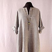 Одежда handmade. Livemaster - original item Plaid tunic in boho style.. Handmade.