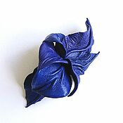 Украшения handmade. Livemaster - original item Automatic hair clip Flower for Hair Blue Cobalt Blue Cornflower Blue. Handmade.
