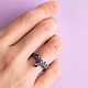  Летучая мышь, гидротермальный изумруд , серебро 925. Серьги-пусеты. Organic Jewelry. Серебро и золото. Ярмарка Мастеров.  Фото №7