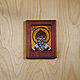  Св. Спиридон Тримифунтский - миниатюрная резная икона из дерева. Иконы. Икона на рези (Светлана). Интернет-магазин Ярмарка Мастеров.  Фото №2