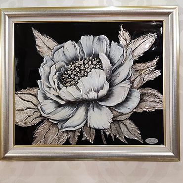 Картины и панно ручной работы. Ярмарка Мастеров - ручная работа Картина «Пион». Handmade.