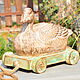 Duck on wheels gurney cart Country Provence. Figurines. Decor concrete Azov Garden. My Livemaster. Фото №6