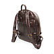  Backpack leather women's brown ash Mod R43-622. Backpacks. Natalia Kalinovskaya. My Livemaster. Фото №12