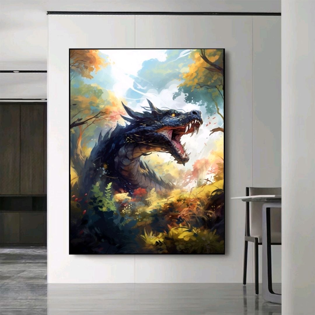 Дракон в интерьере