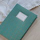 Notepad with fabric cover / A5 / Sketchbook / Diary, Notebooks, St. Petersburg,  Фото №1