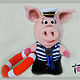 The Pig Crudely Boatswain, Stuffed Toys, Moscow,  Фото №1