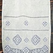 Для дома и интерьера handmade. Livemaster - original item Linen curtains 2 pcs. with embroidery Ivanovo stitch No. №3. Handmade.