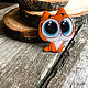 Brooch ' Cute red cat with big eyes, kitten'. Brooches. greenfox-23. Online shopping on My Livemaster.  Фото №2
