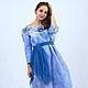 Felted dress ' ice'. Dresses. Elena Panasik (voilok-v-temy). Online shopping on My Livemaster.  Фото №2