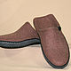 Order Men's felted sneakers Without further ado. MMwool (marinamol). Livemaster. . Slippers Фото №3