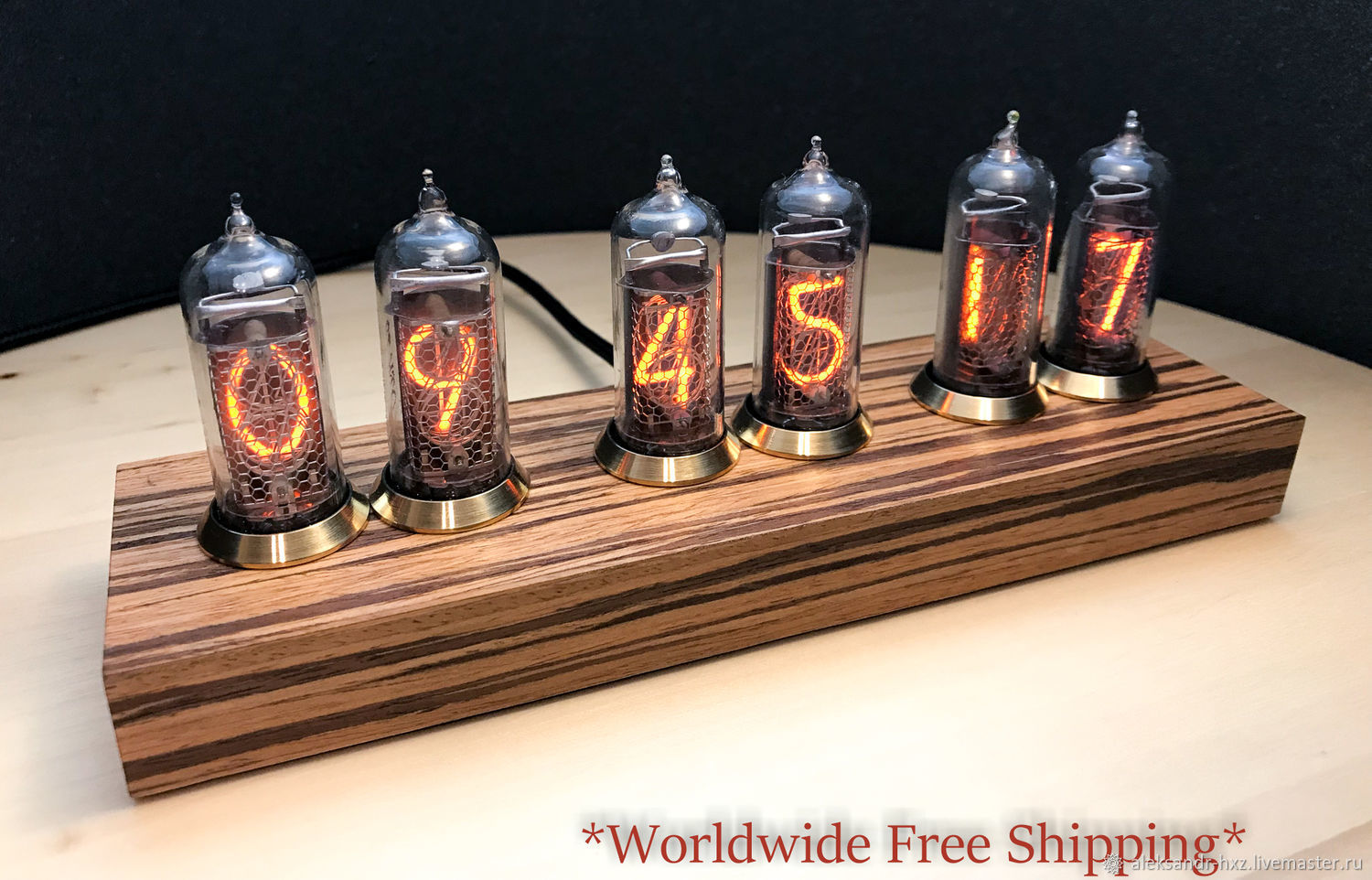 Часы на газоразрядных индикаторах ин-14. Nixie Clock