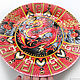 'Chinese dragon ' decorative plate hand painted. Plates. Art by Tanya Shest. Online shopping on My Livemaster.  Фото №2