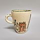 A large cup of 'Strawberry cake'. Mugs and cups. Irina Volvach Art Ceramics. My Livemaster. Фото №4