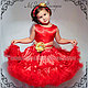 Dress 'American' red Art.164, Childrens Dress, Nizhny Novgorod,  Фото №1