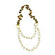 Pearl necklace, Gold necklace, Delicate pearl necklace. Necklace. Irina Moro. Online shopping on My Livemaster.  Фото №2